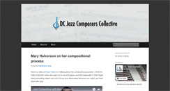 Desktop Screenshot of dcjazzcomposers.org