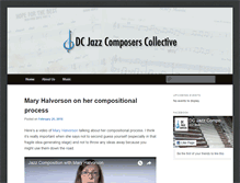 Tablet Screenshot of dcjazzcomposers.org